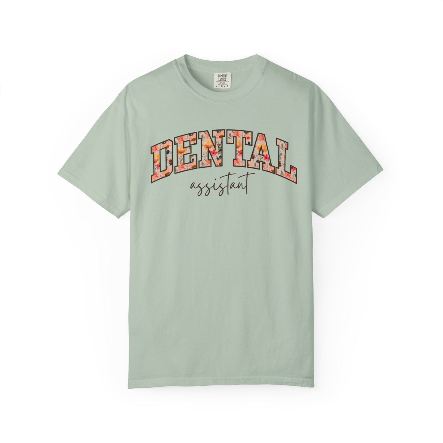Floral Dental Assistant Shirt