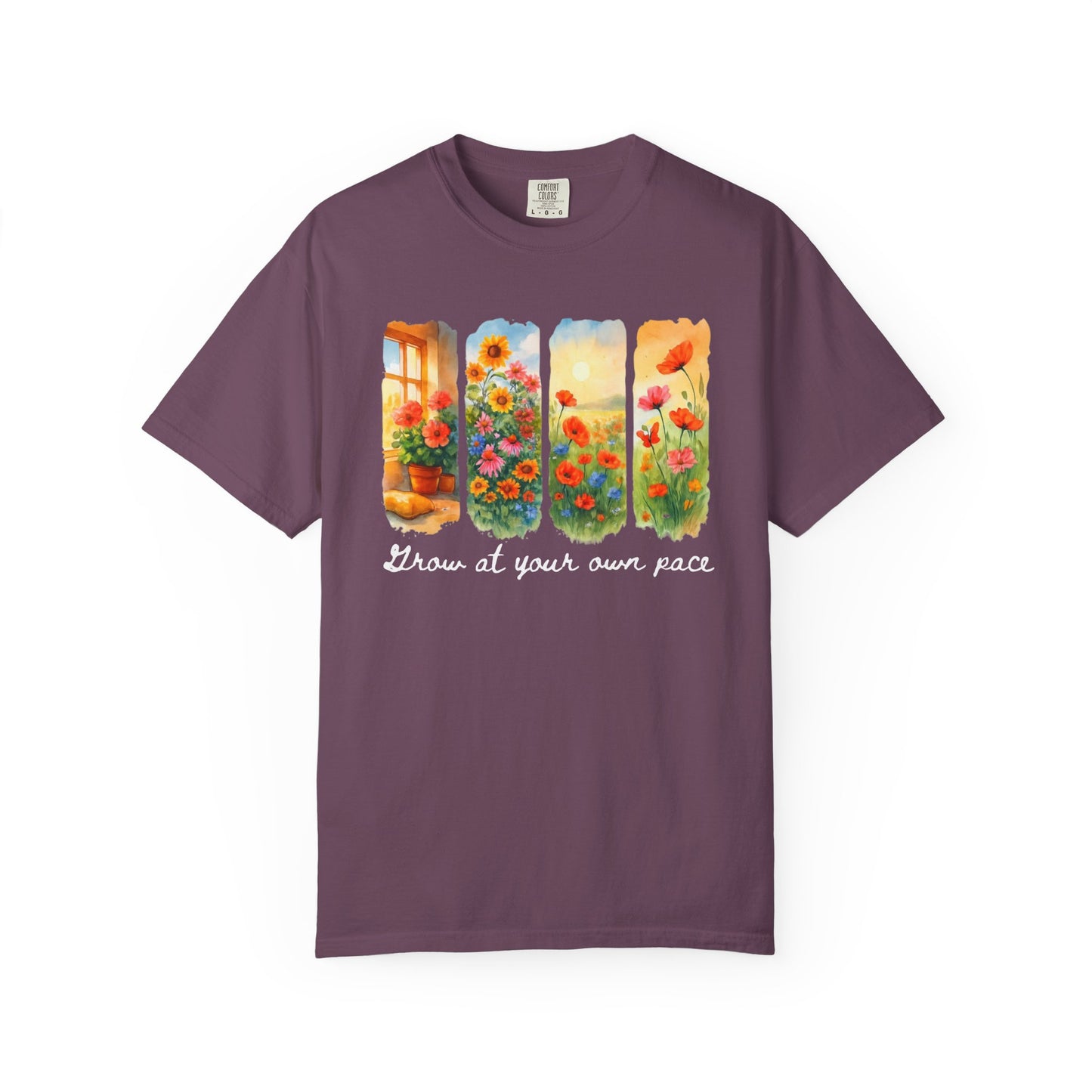 Floral Grow At Your Own Pace Shirt