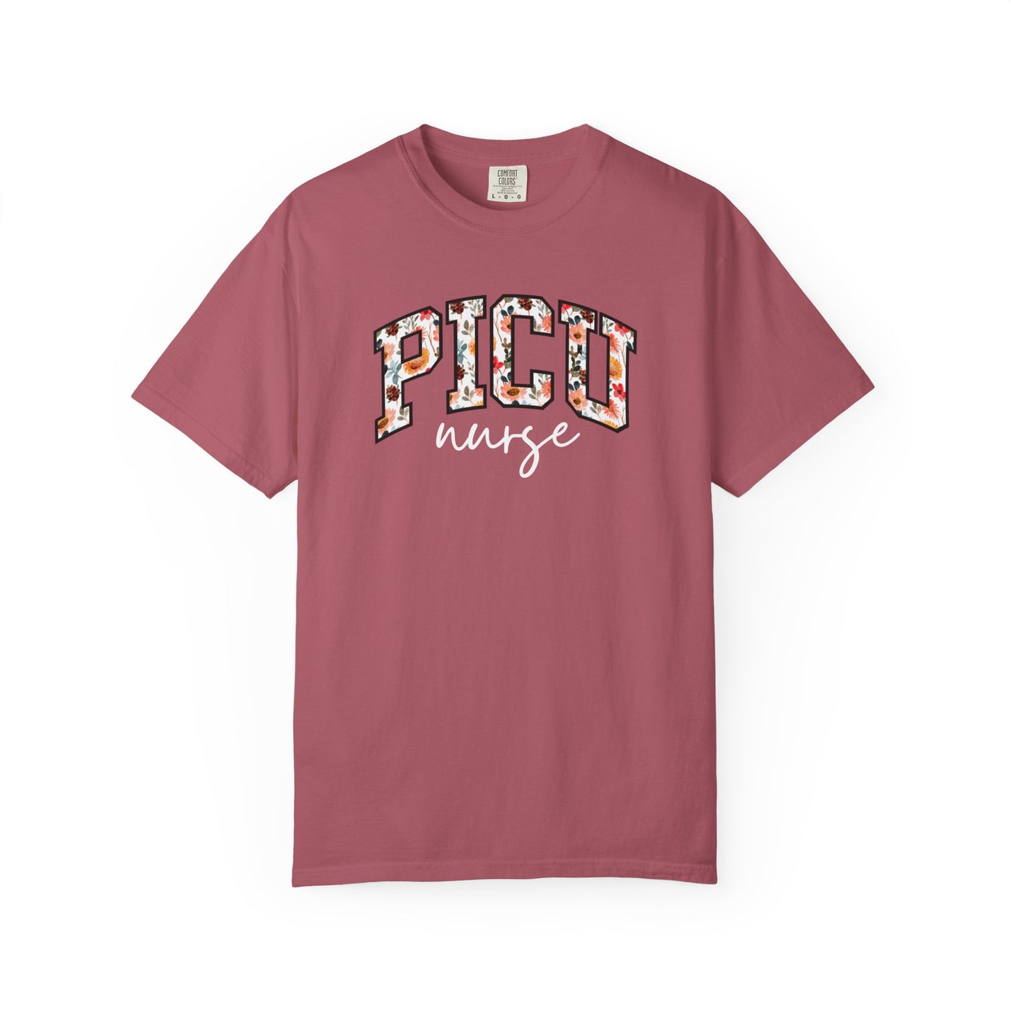 Floral PICU Nurse Shirt