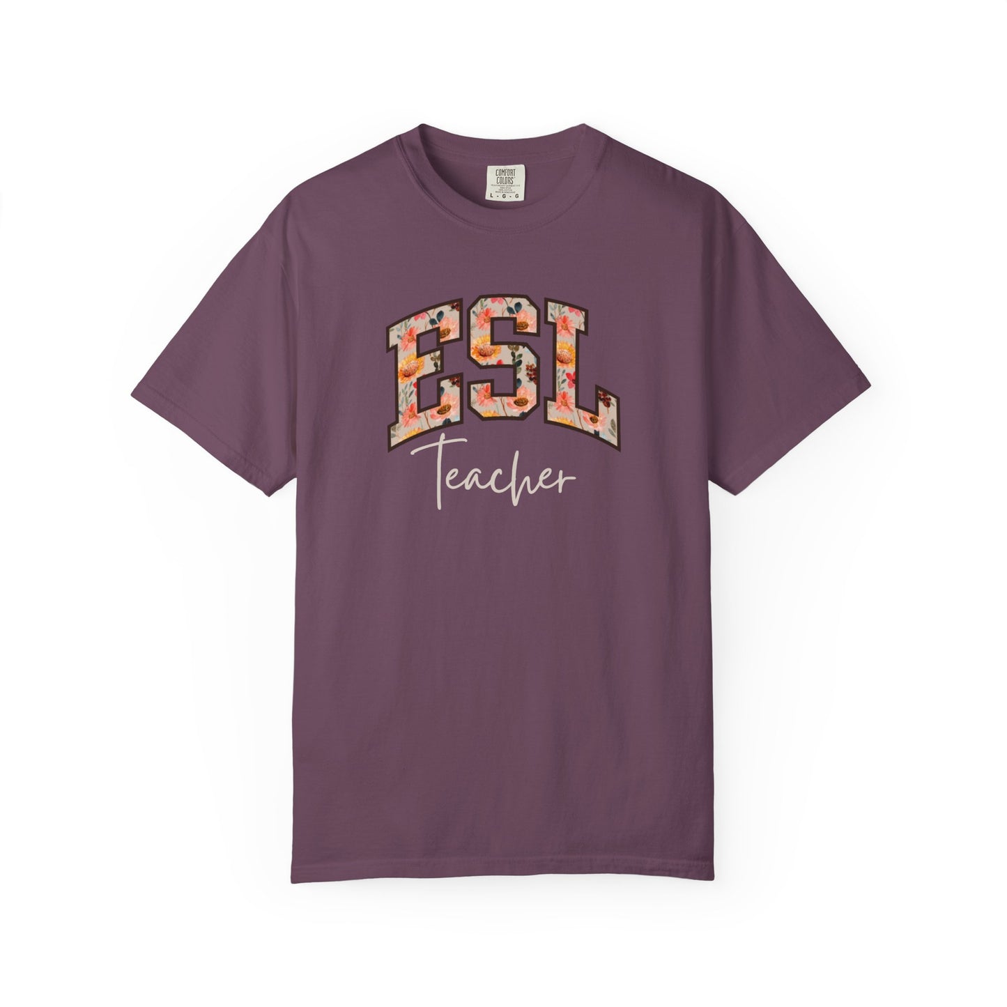 Floral ESL Teacher Shirt