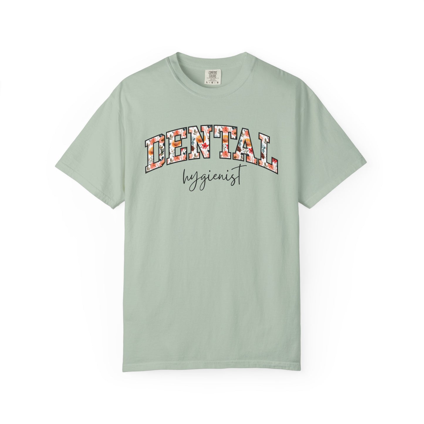 Floral Dental Hygienist Shirt