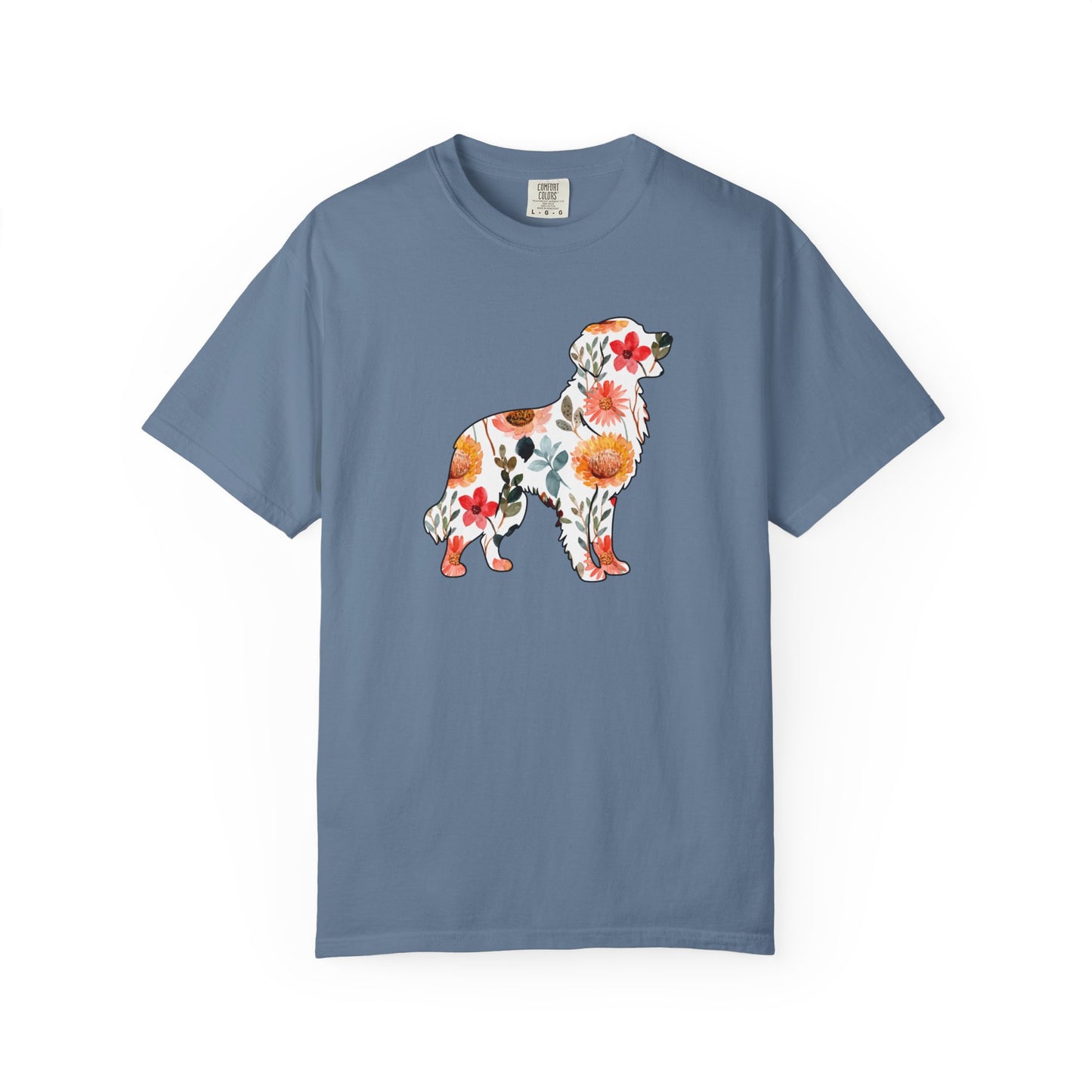 Floral Golden Retriever Shirt