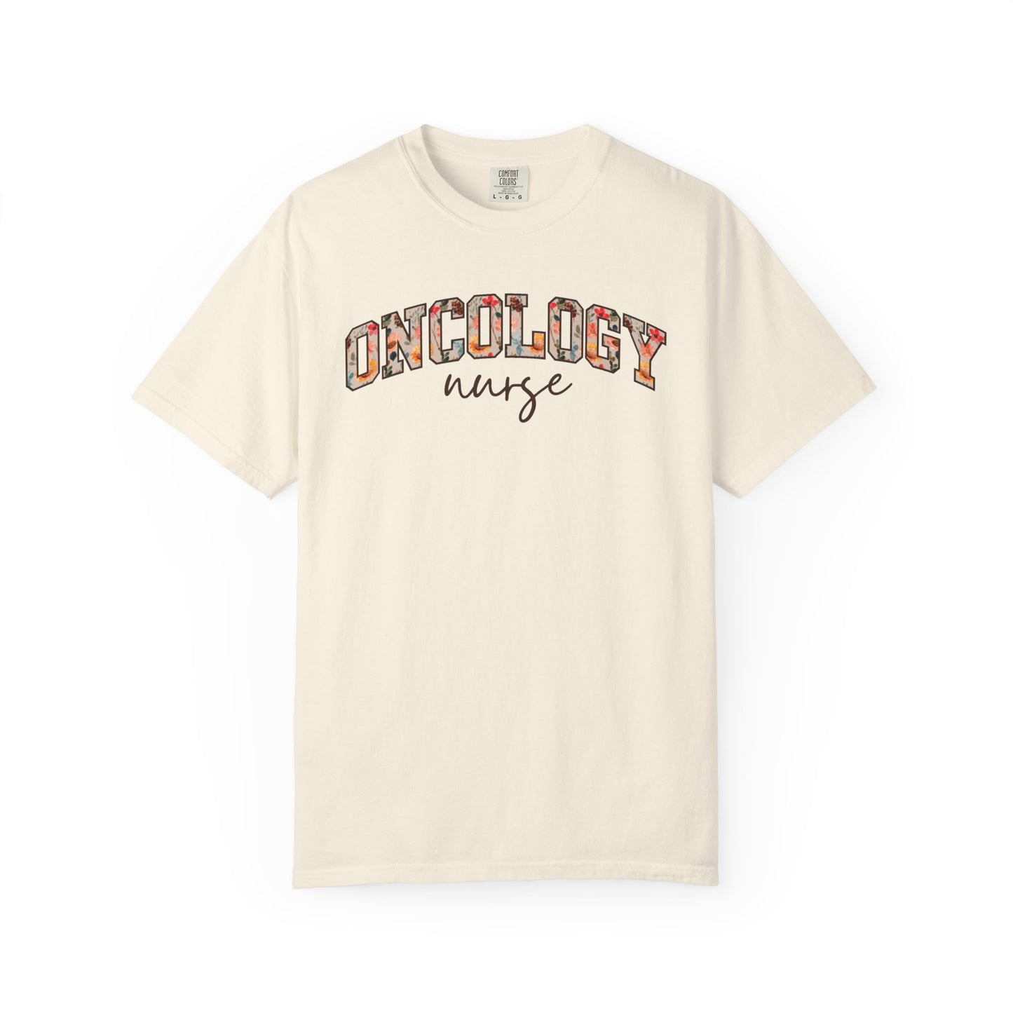 Floral Oncology Nurse Shirt