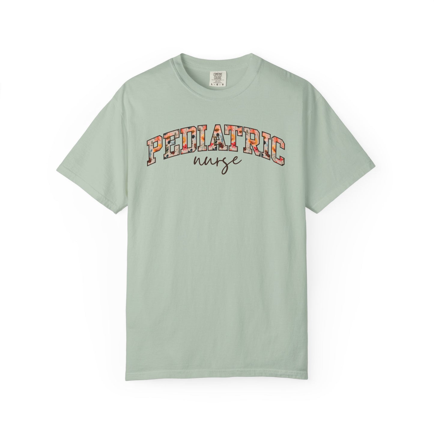 Floral Pediatric Nurse Shirt