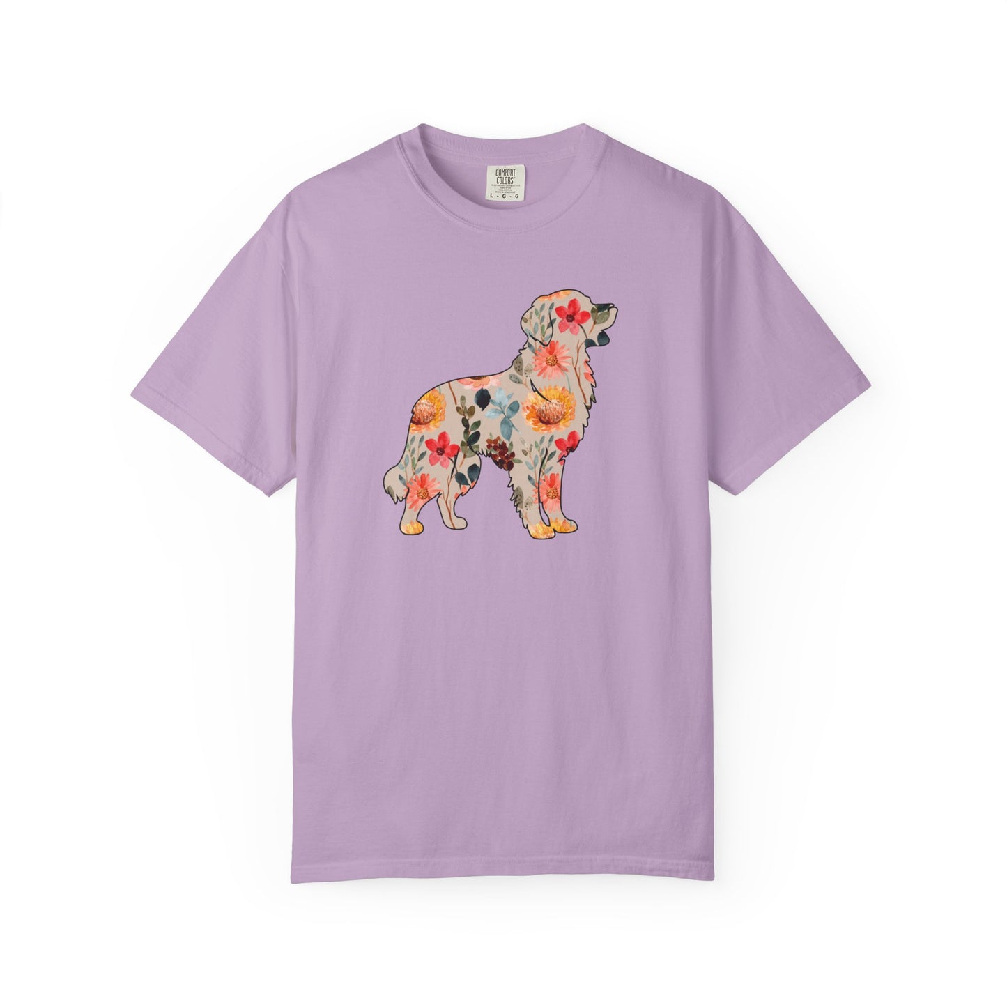 Floral Golden Retriever Shirt