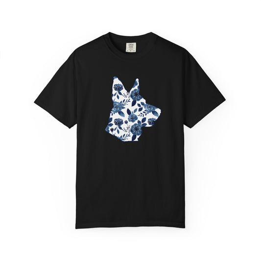 Floral German Shepherd Shirt
