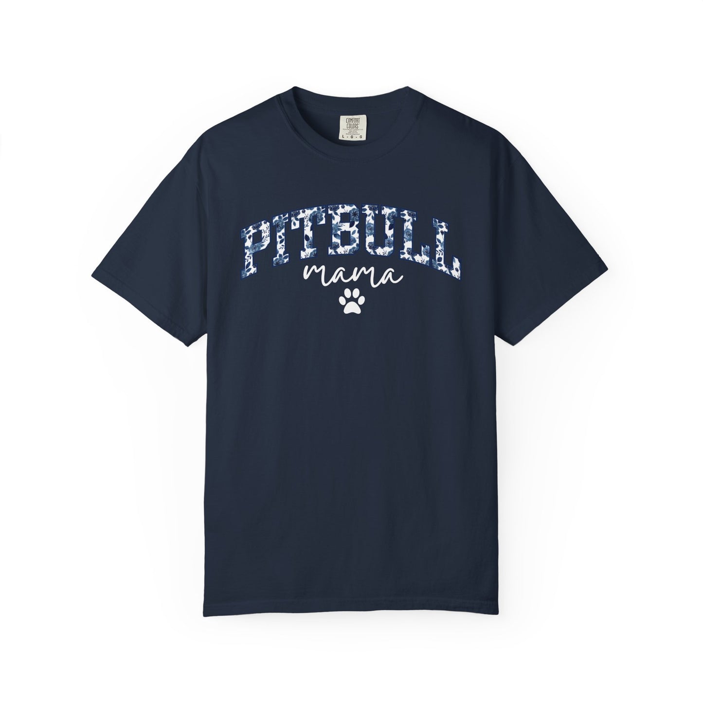 Floral Pitbull Mama Shirt