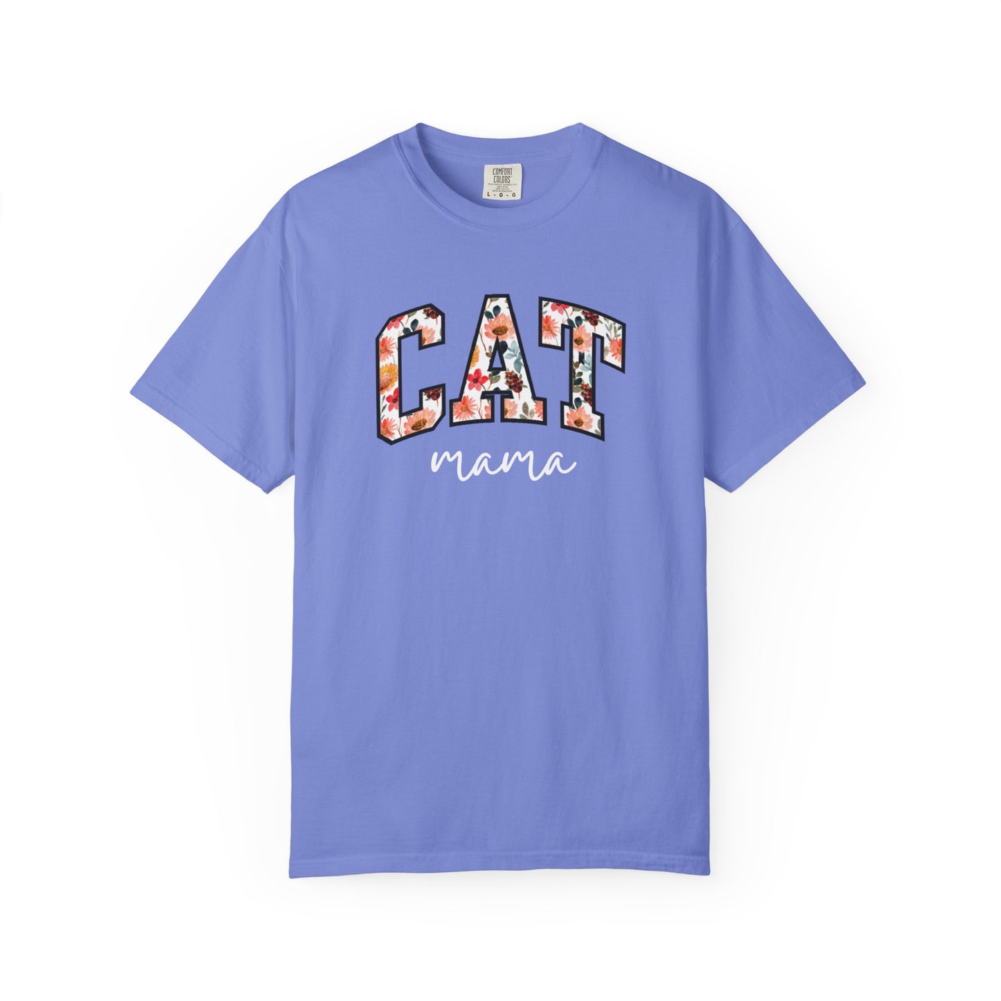 Floral Cat Mama Shirt