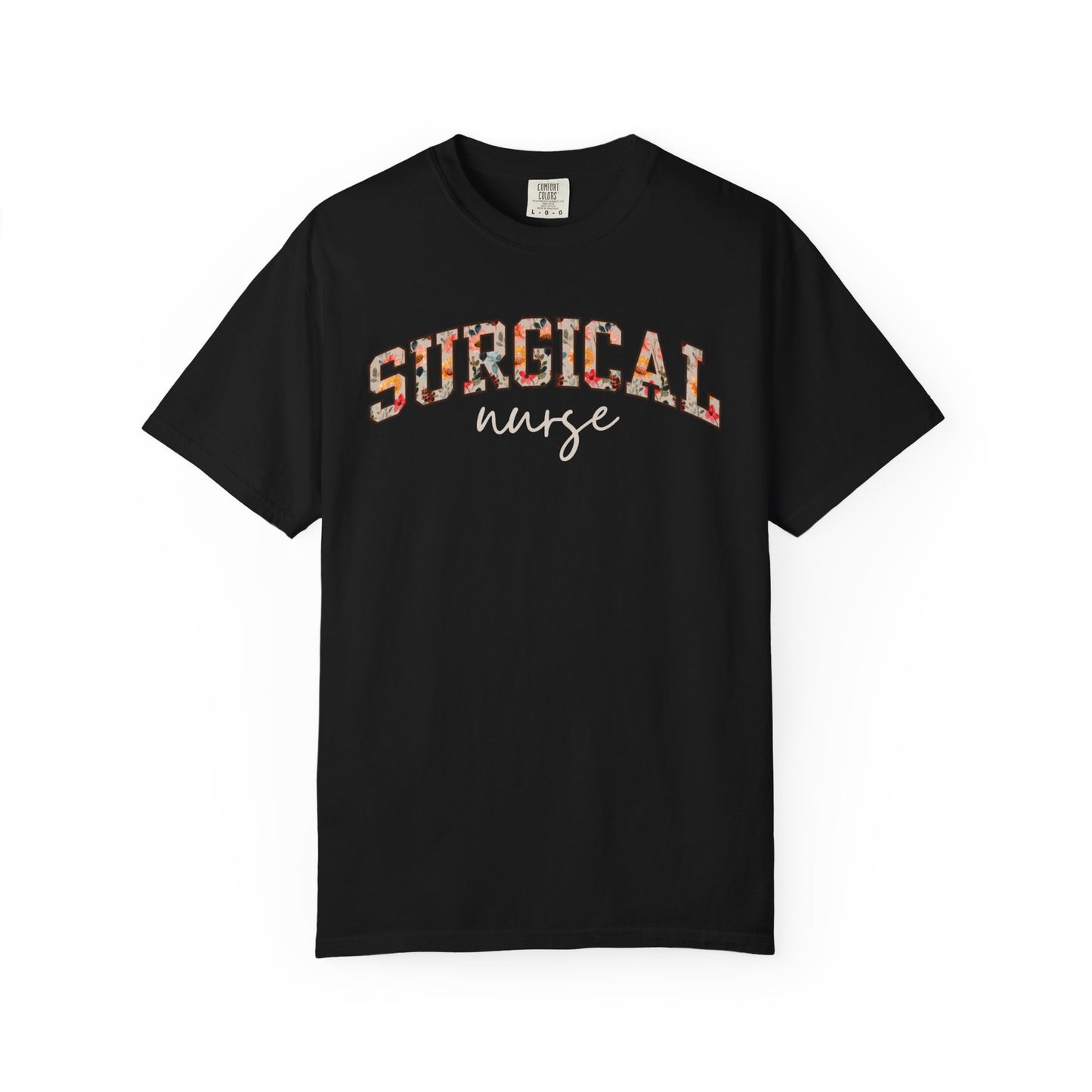 Floral Surgical Nurse Shirt