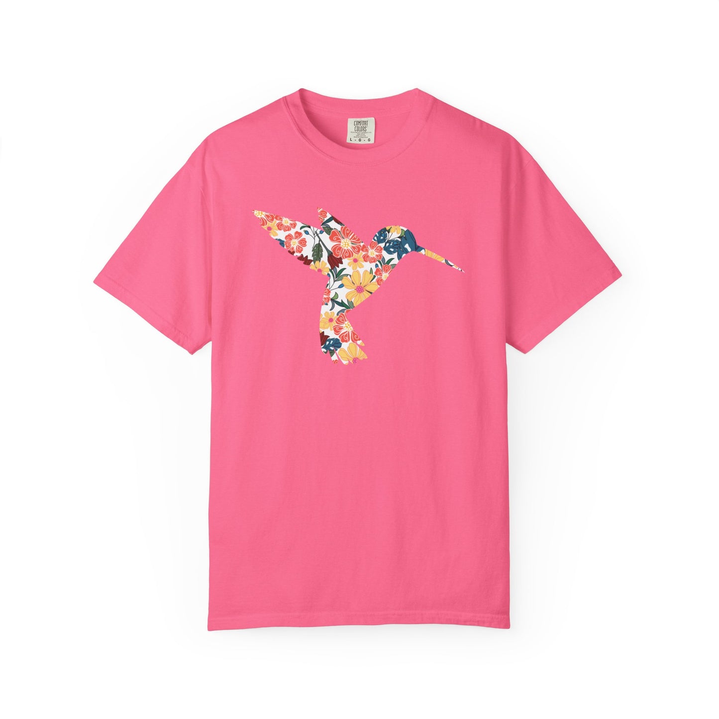 Floral Hummingbird Shirt