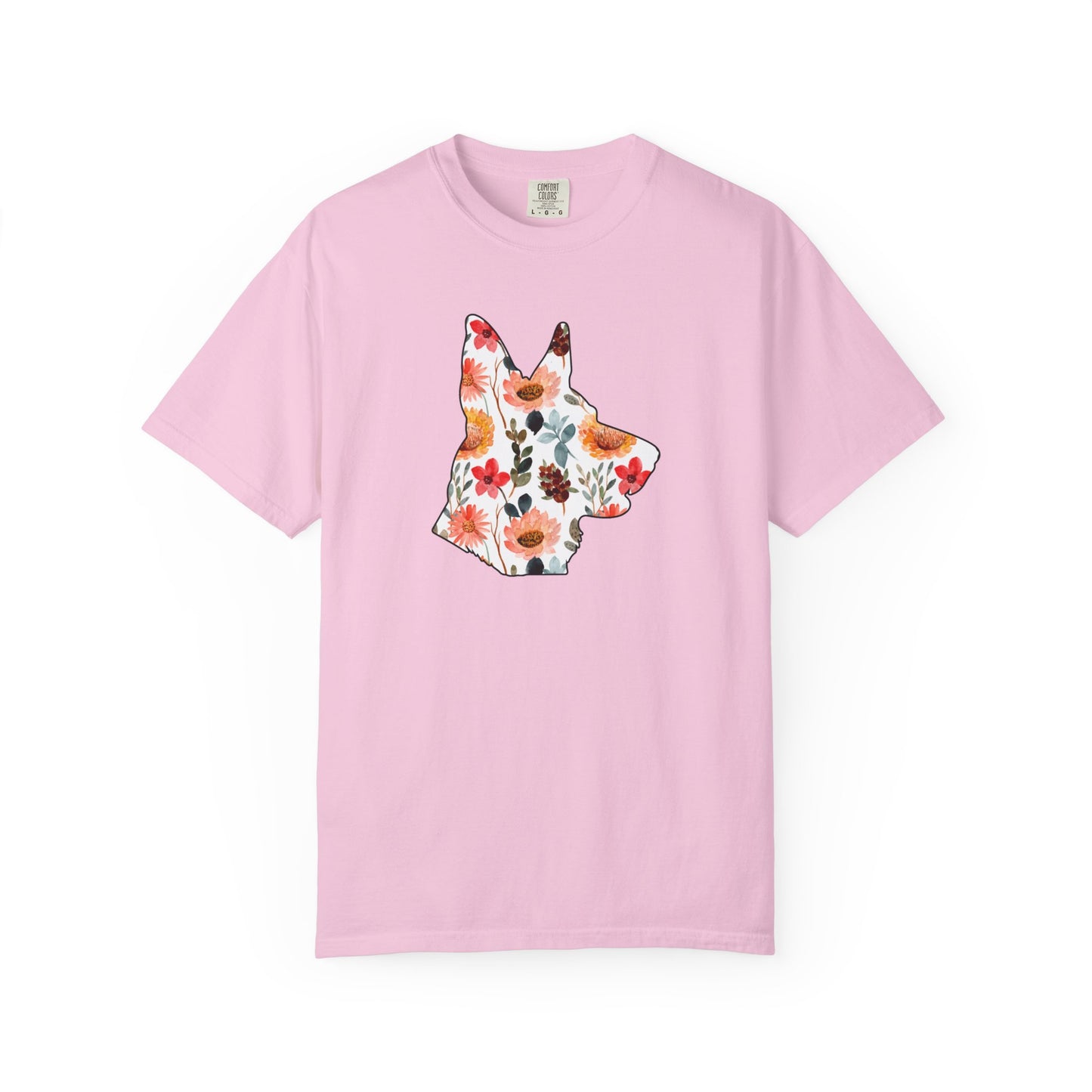 Floral German Shepherd Shirt