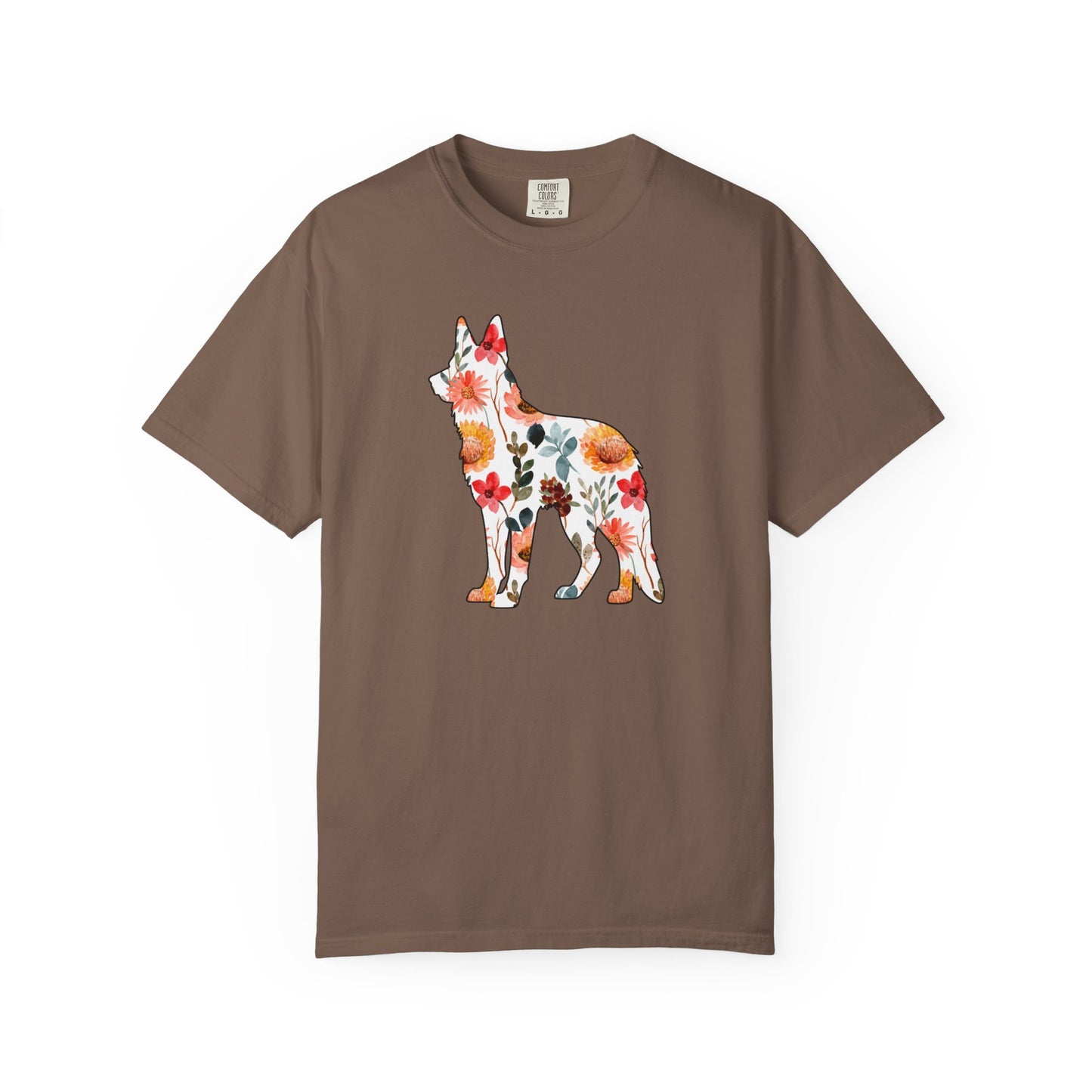 Floral German Shepherd Shirt