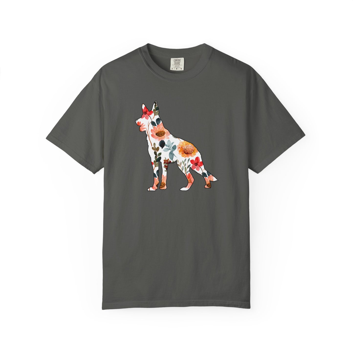 Floral German Shepherd Shirt