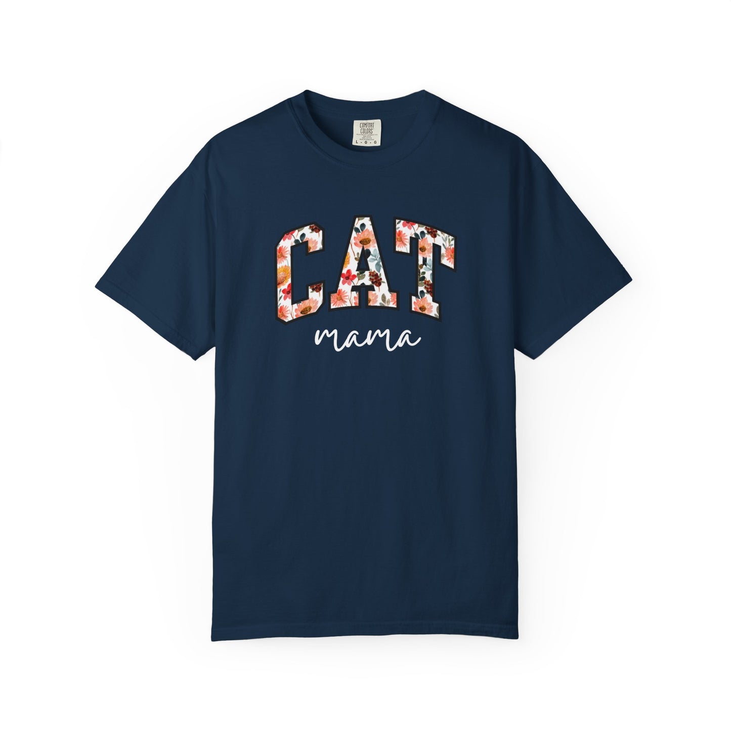 Floral Cat Mama Shirt
