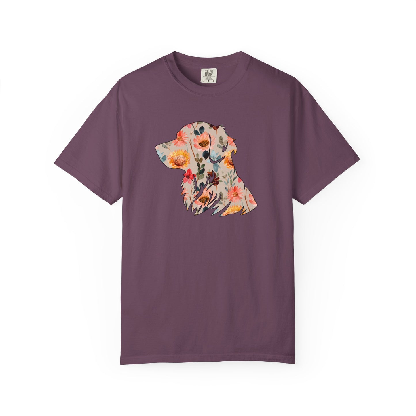 Floral Golden Retriever Shirt