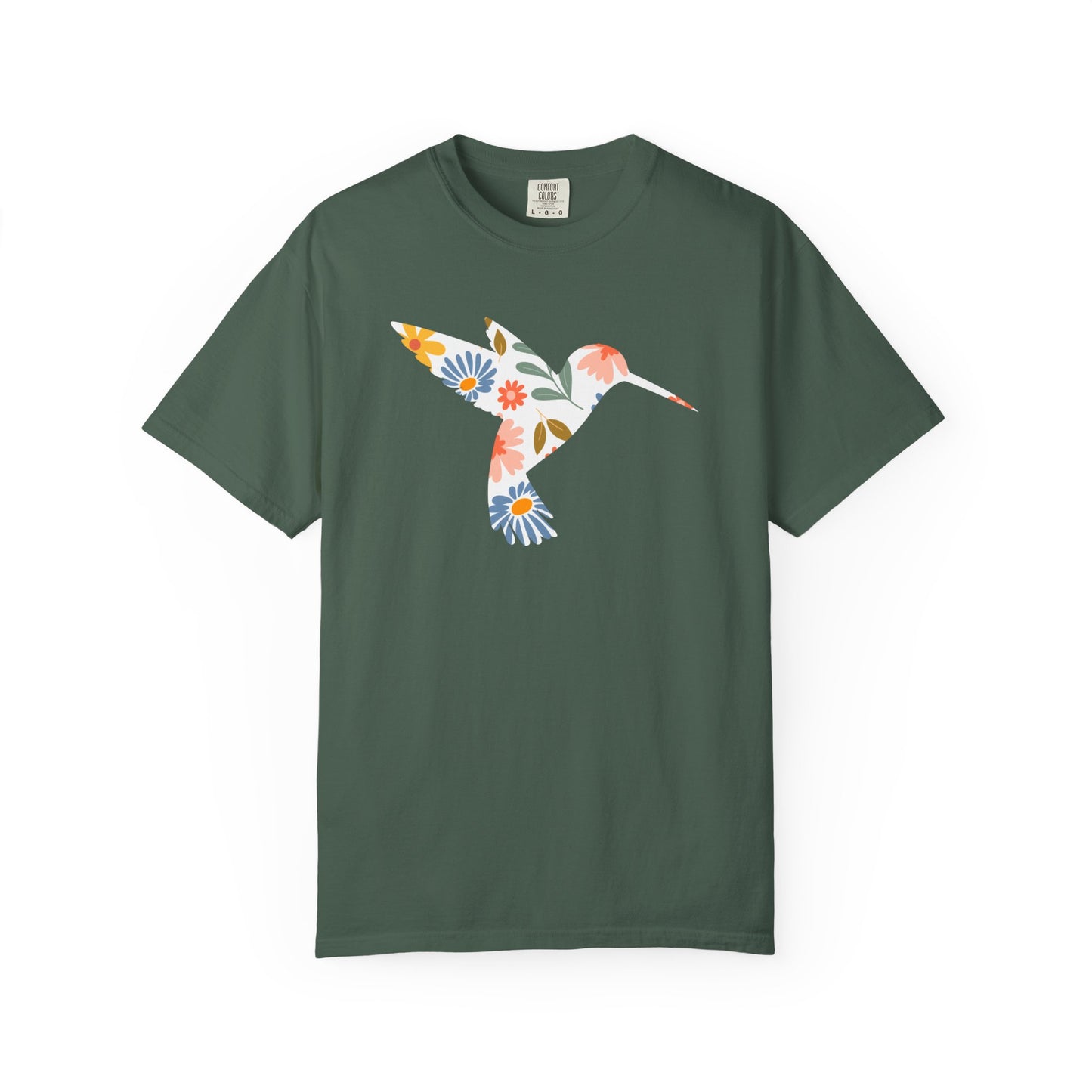 Floral Hummingbird Shirt