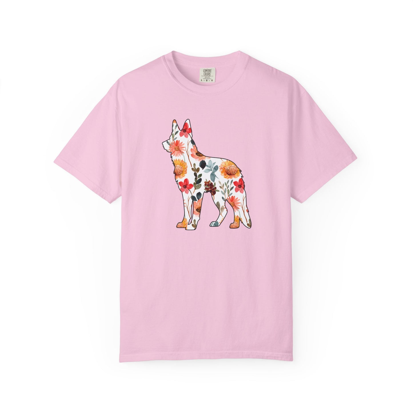 Floral German Shepherd Shirt