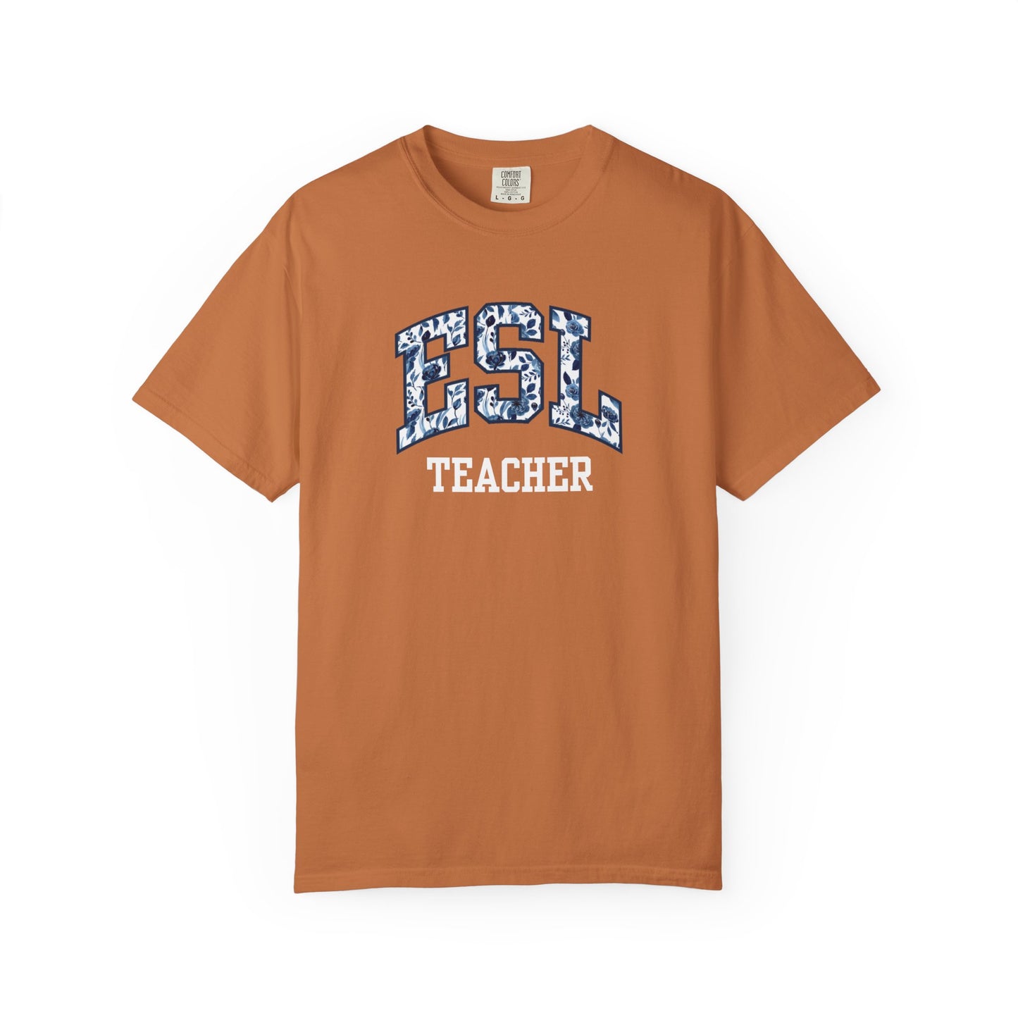 Floral ESL Teacher Shirt