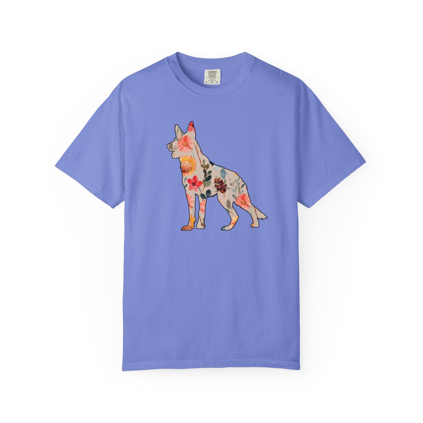 Floral German Shepherd Shirt