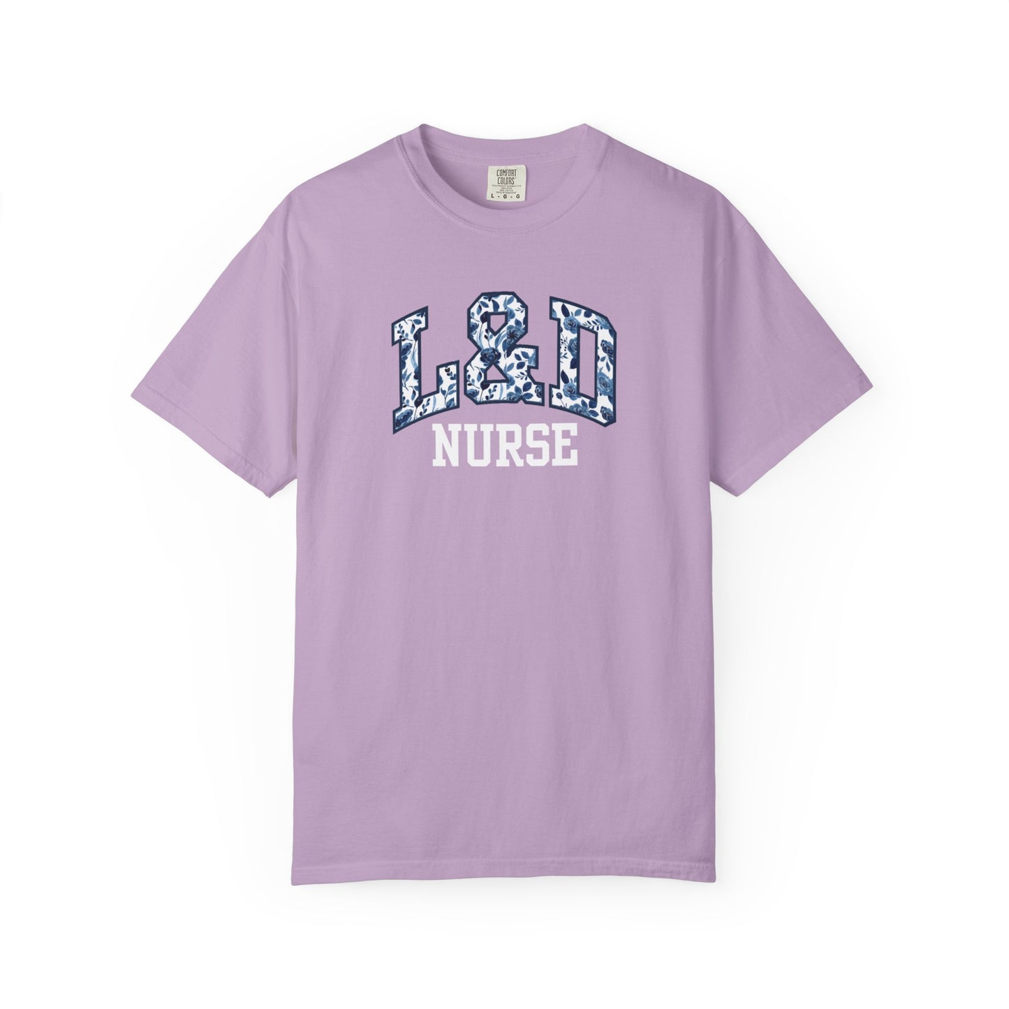 Floral L&D Nurse Shirt