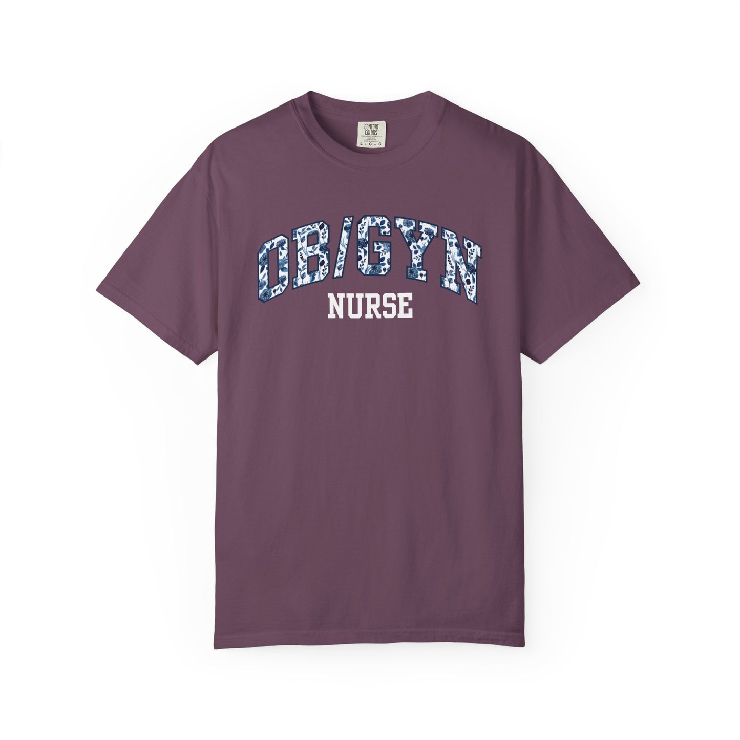 Floral OB/GYN Nurse Shirt