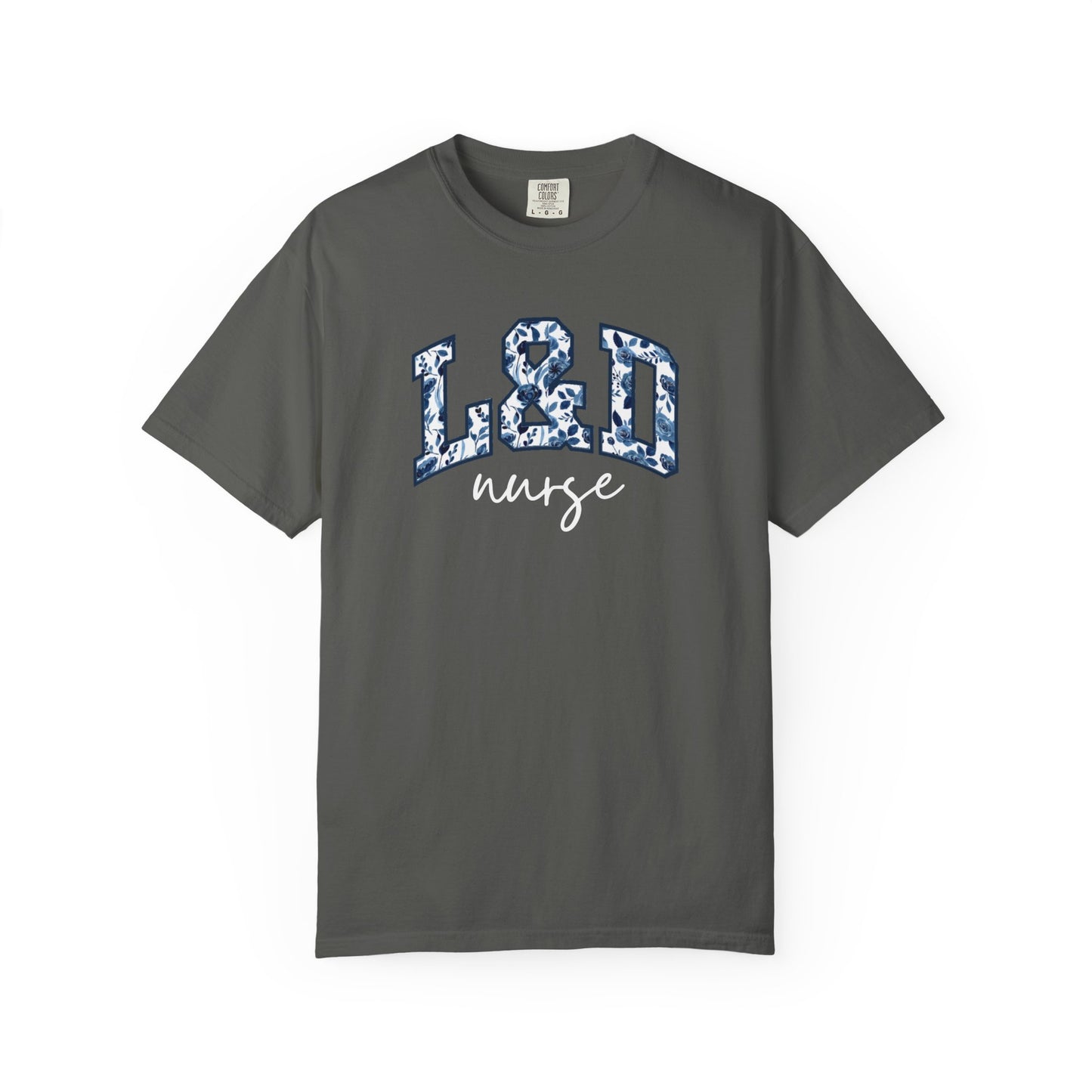 Floral L&D Nurse Shirt