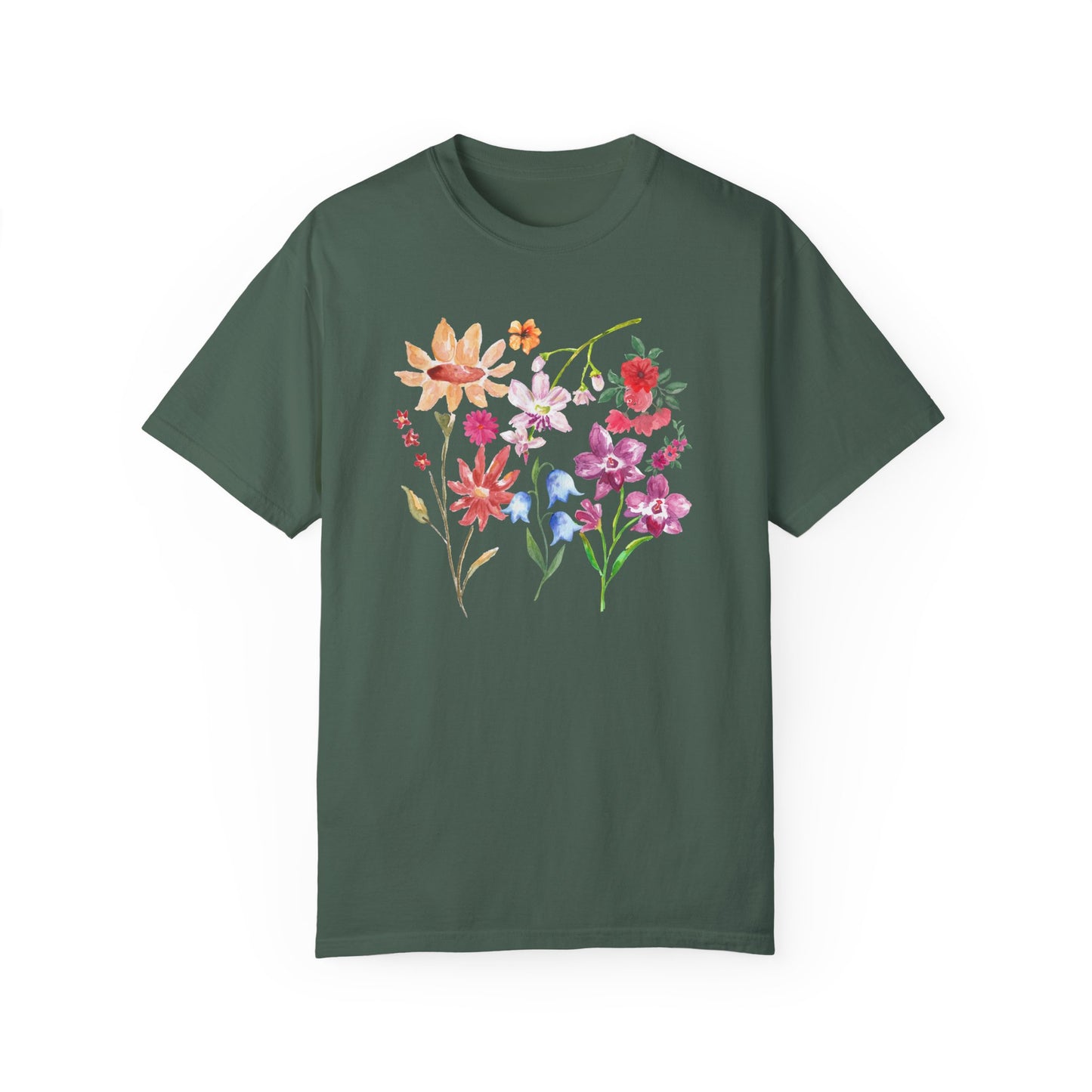 Floral Watercolor Shirt