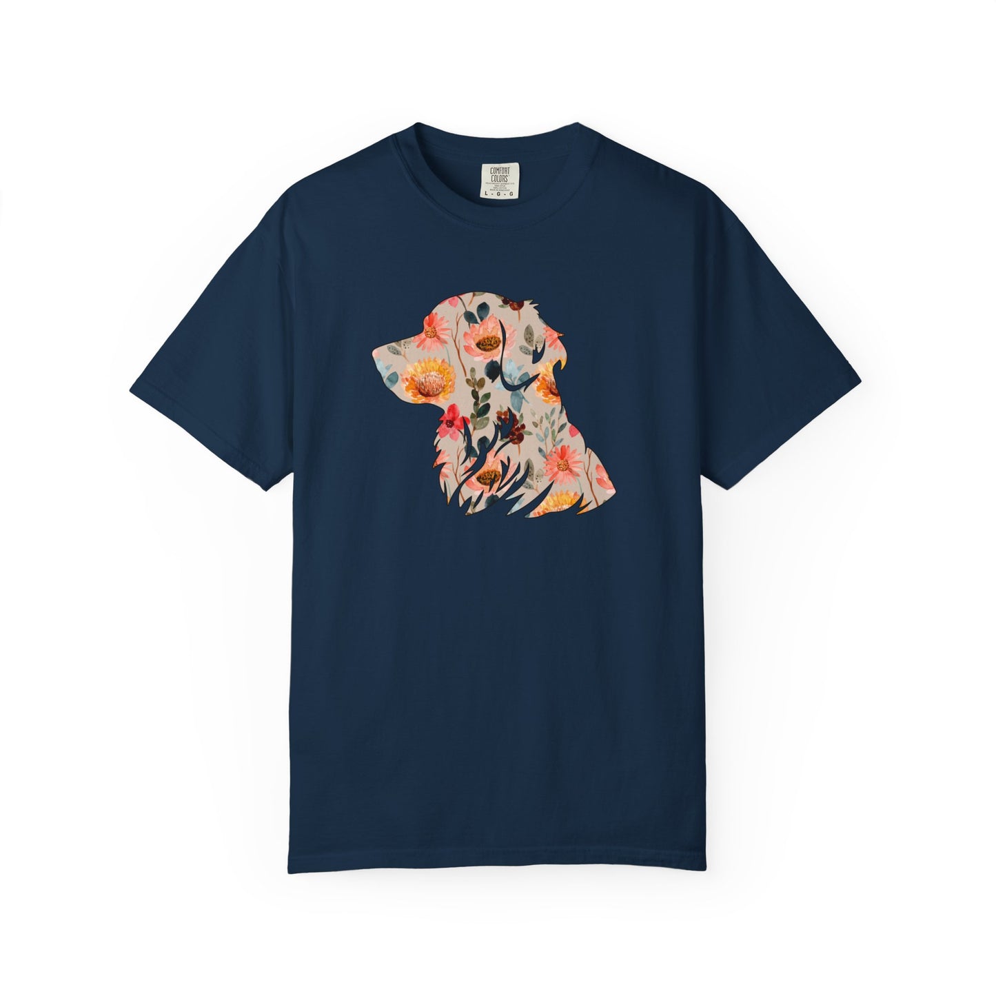 Floral Golden Retriever Shirt