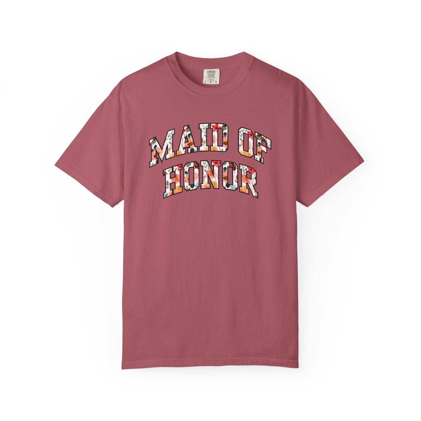 Floral Maid of Honor Shirt
