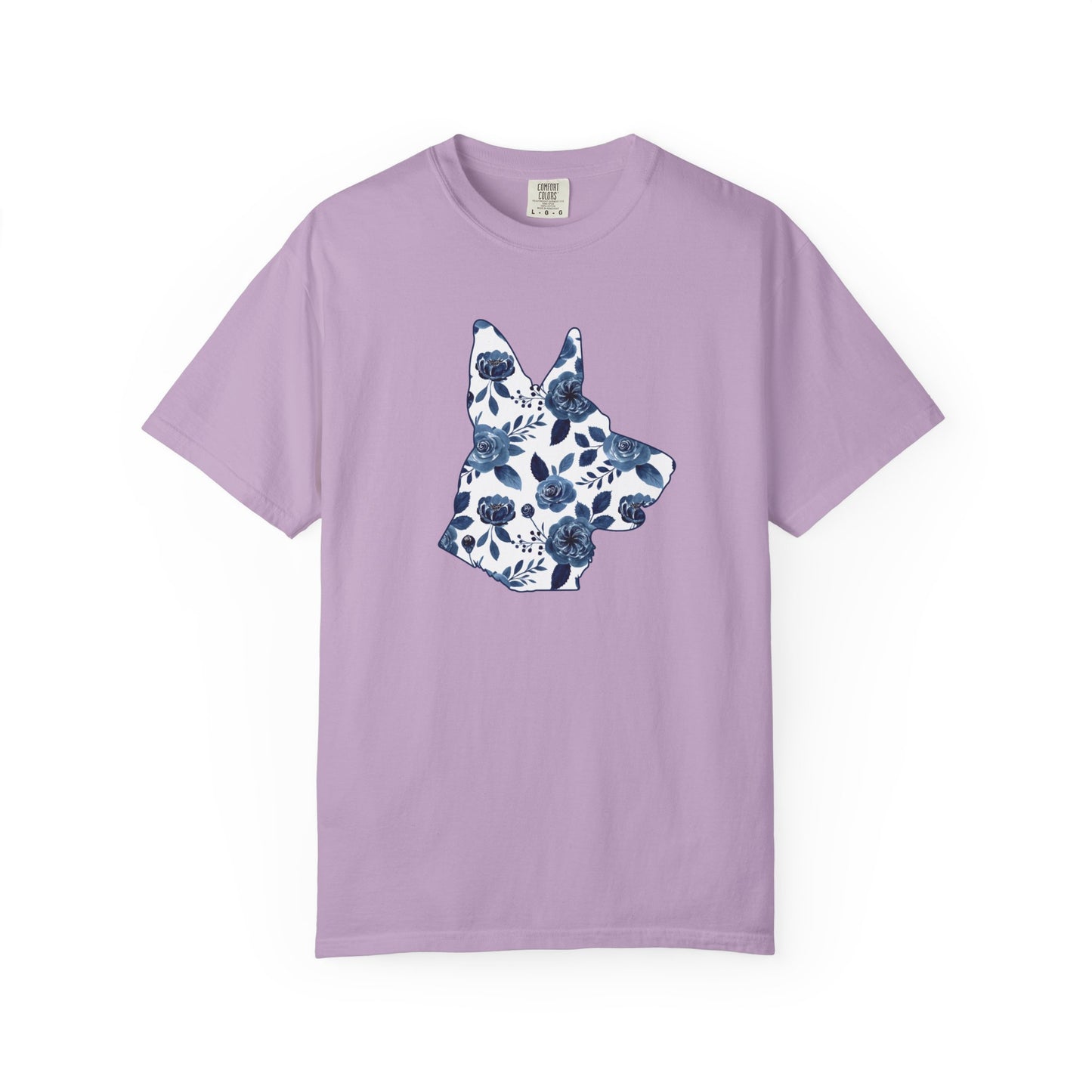 Floral German Shepherd Shirt