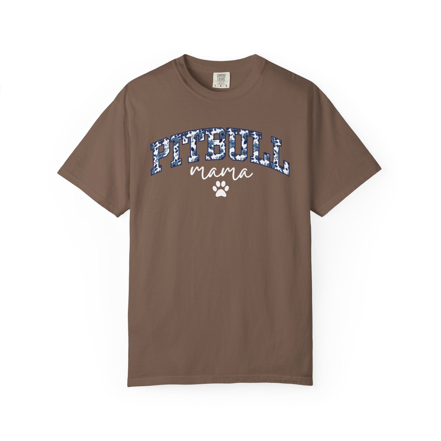 Floral Pitbull Mama Shirt