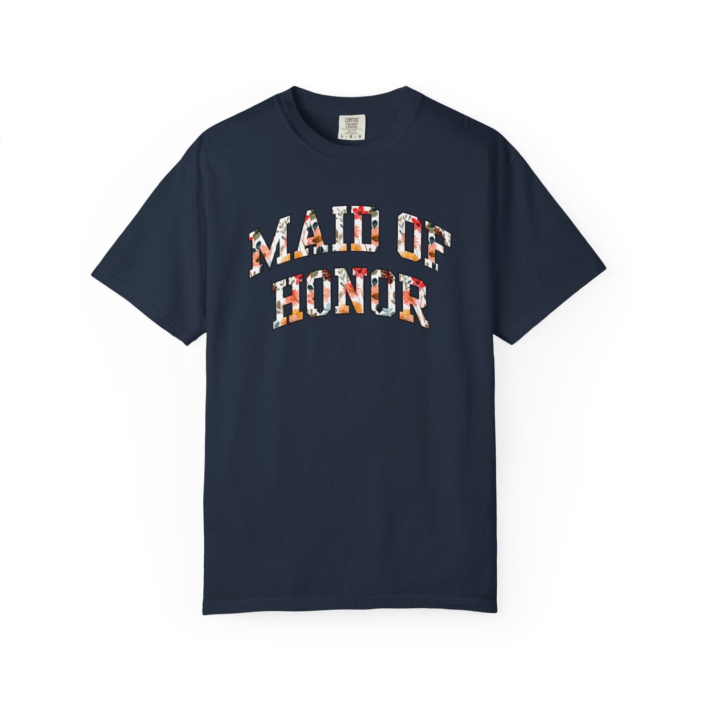 Floral Maid of Honor Shirt