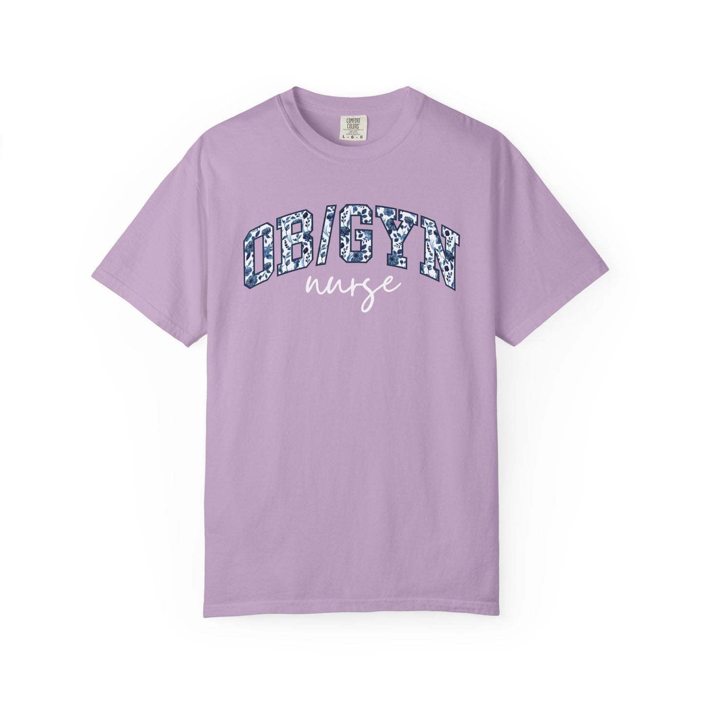 Floral OB/GYN Nurse Shirt