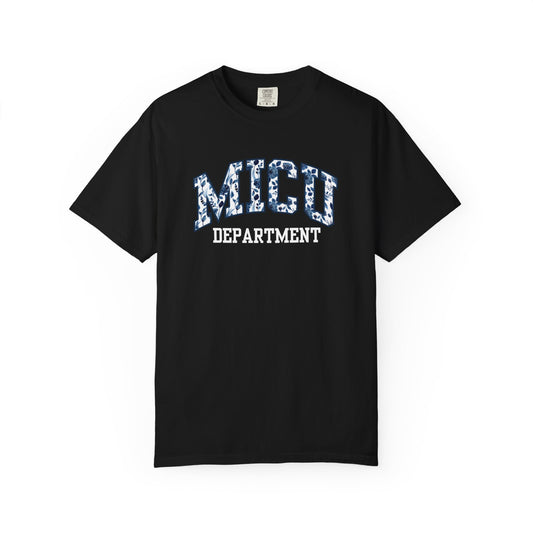 Floral MICU Department Shirt