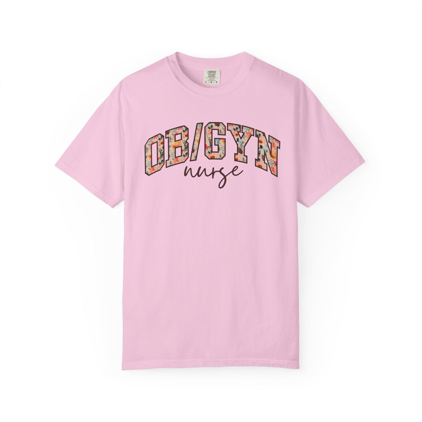 Floral OB/GYN Nurse Shirt
