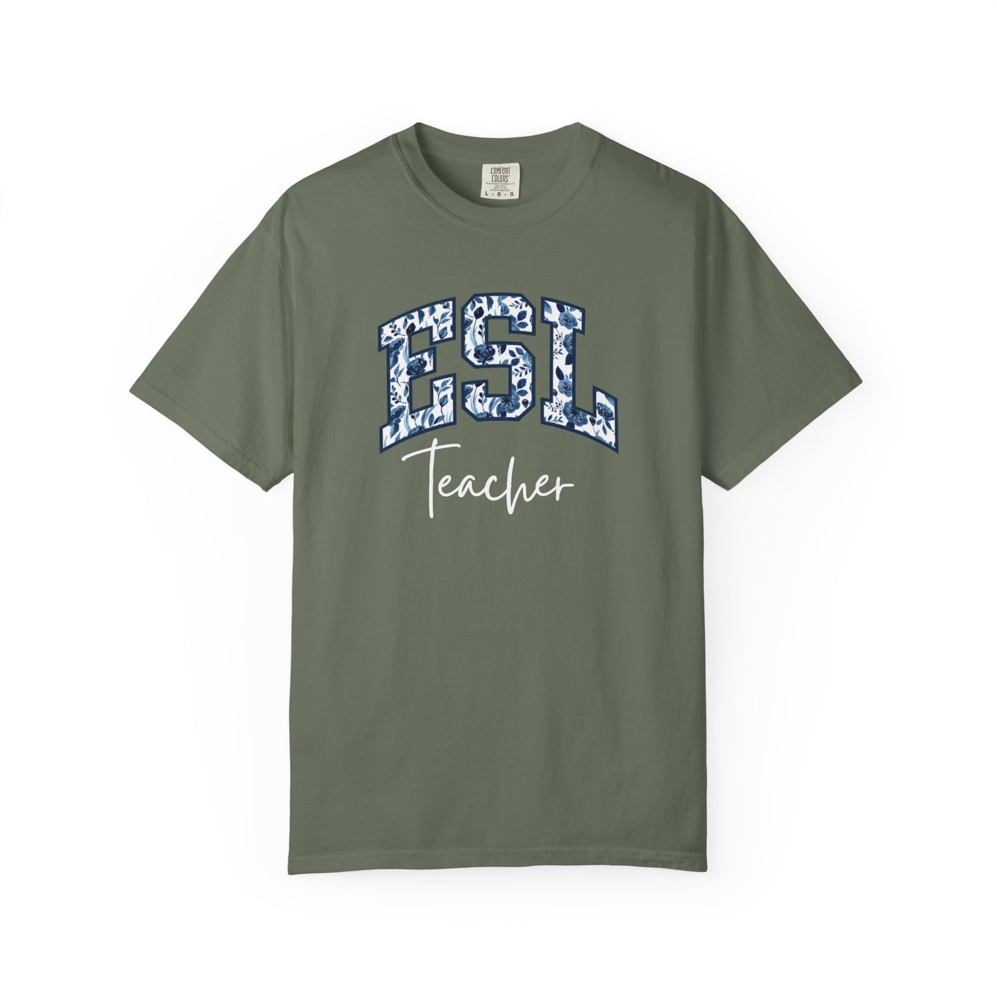 Floral ESL Teacher Shirt