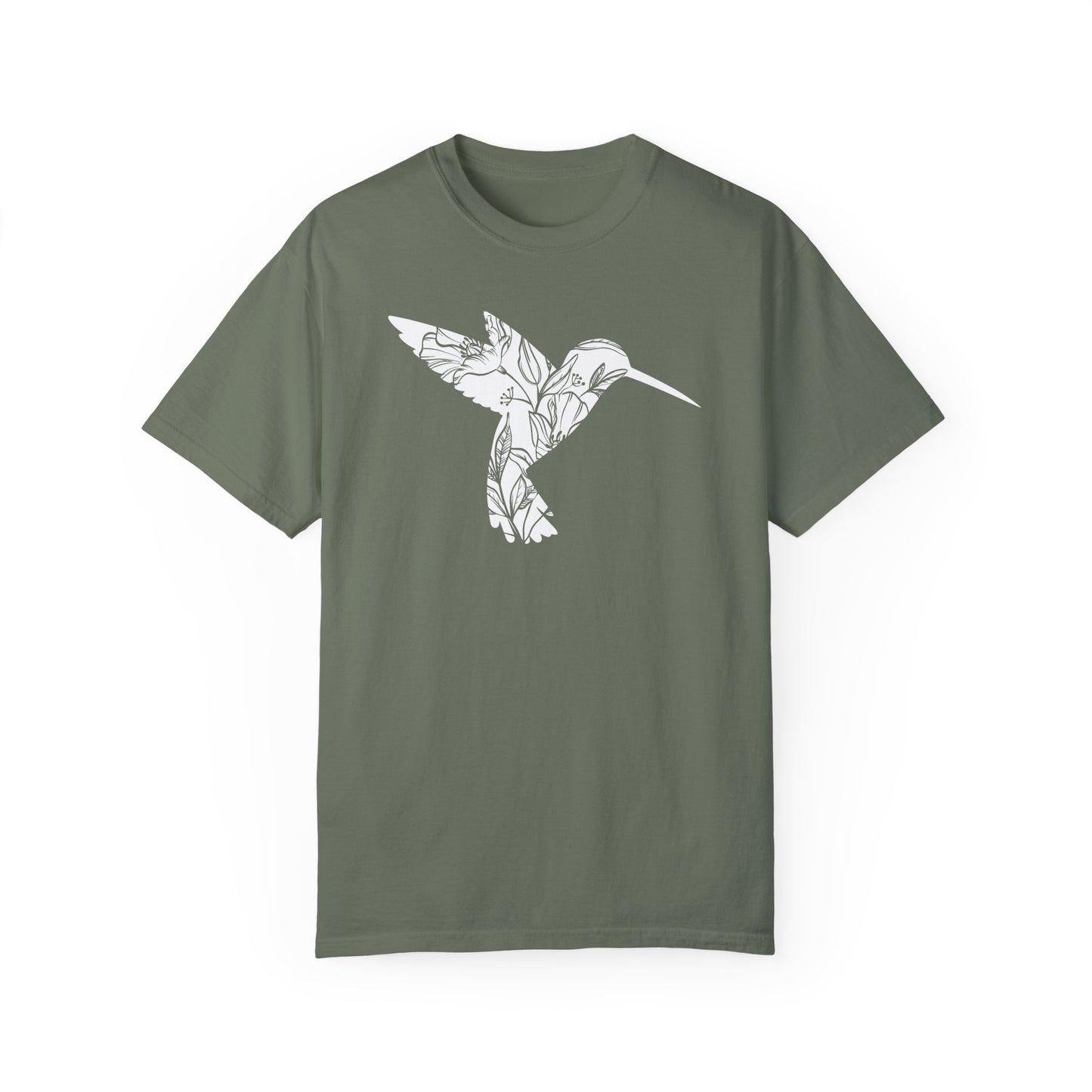 Floral Hummingbird Shirt