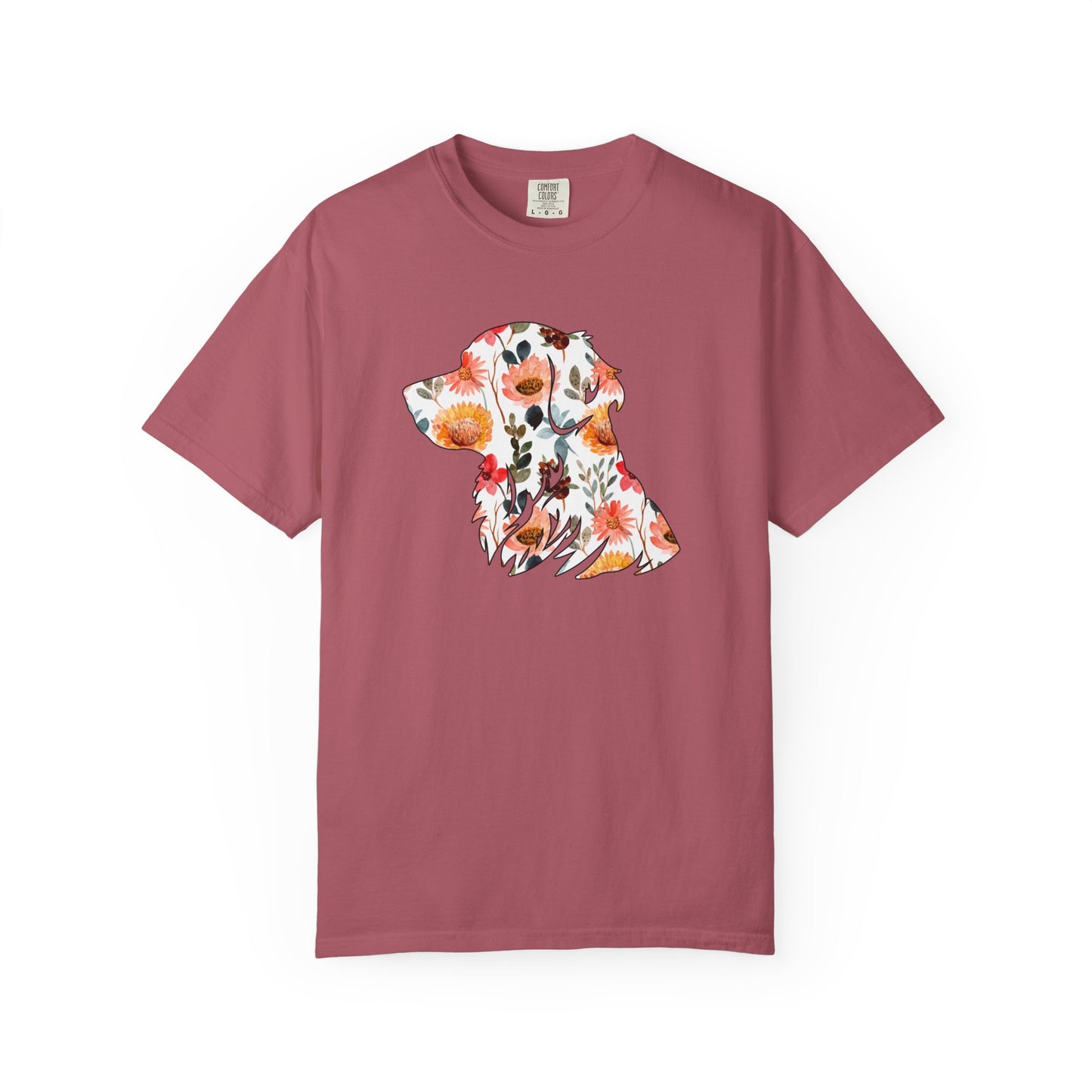 Floral Golden Retriever Shirt