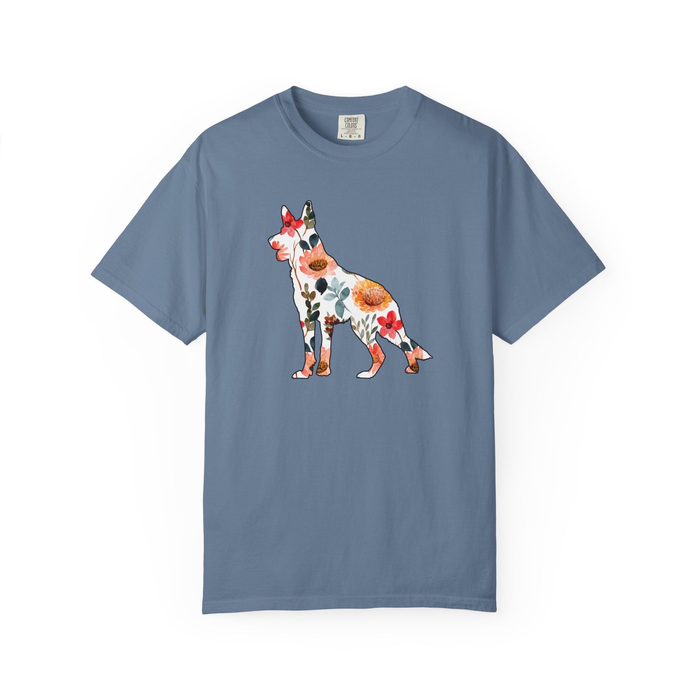 Floral German Shepherd Shirt