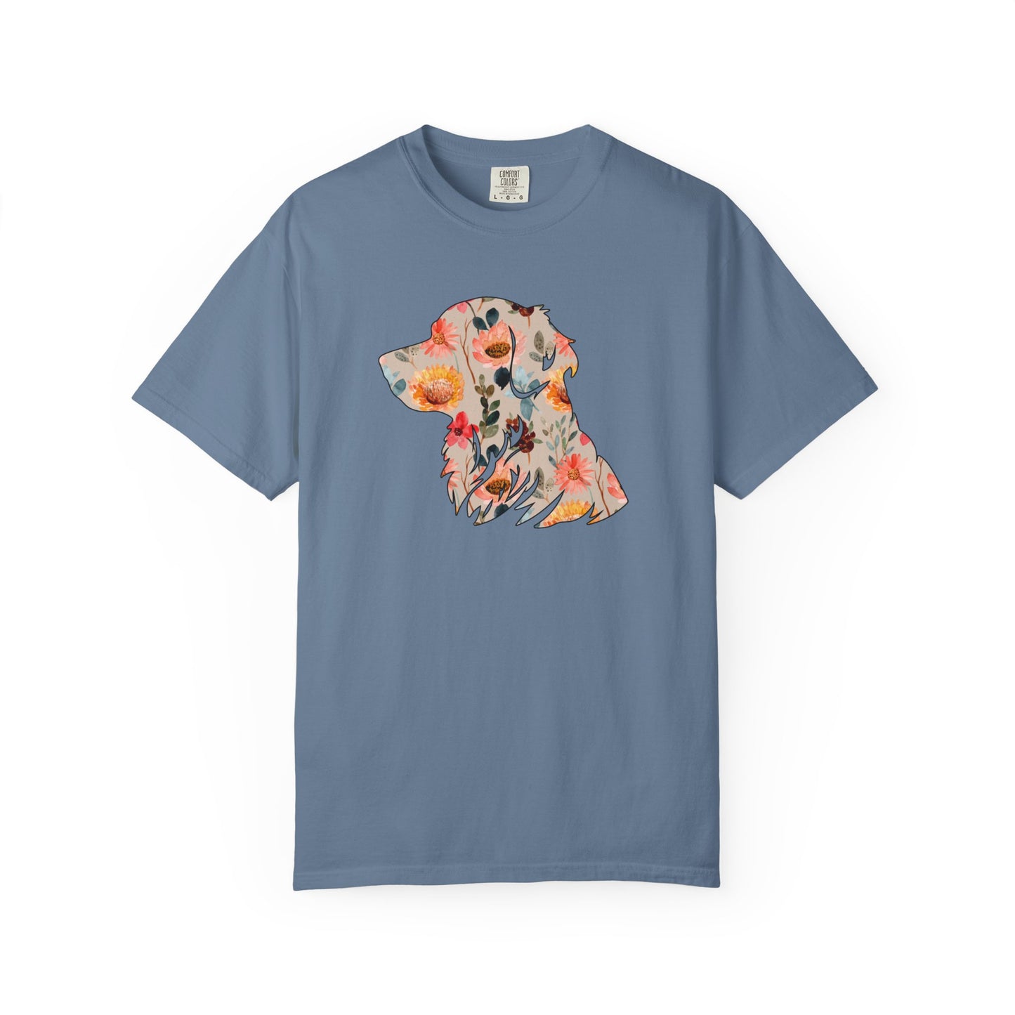 Floral Golden Retriever Shirt