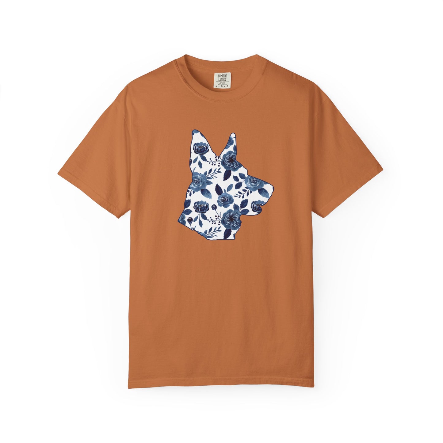 Floral German Shepherd Shirt