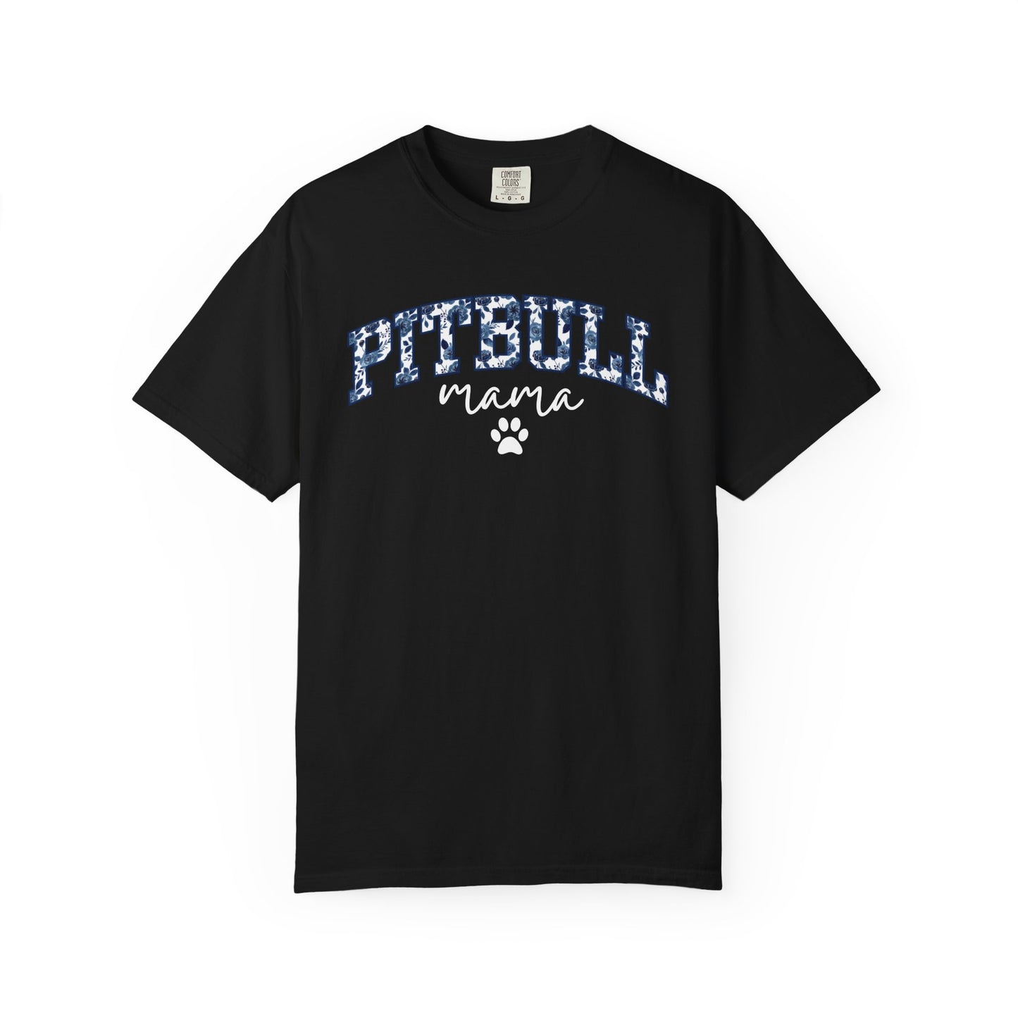 Floral Pitbull Mama Shirt