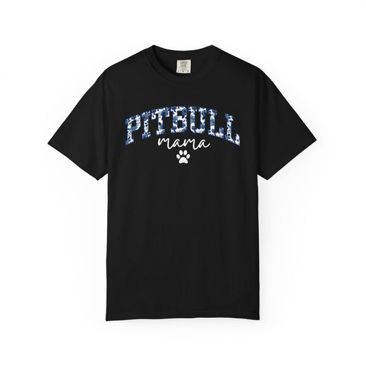 Floral Pitbull Mama Shirt