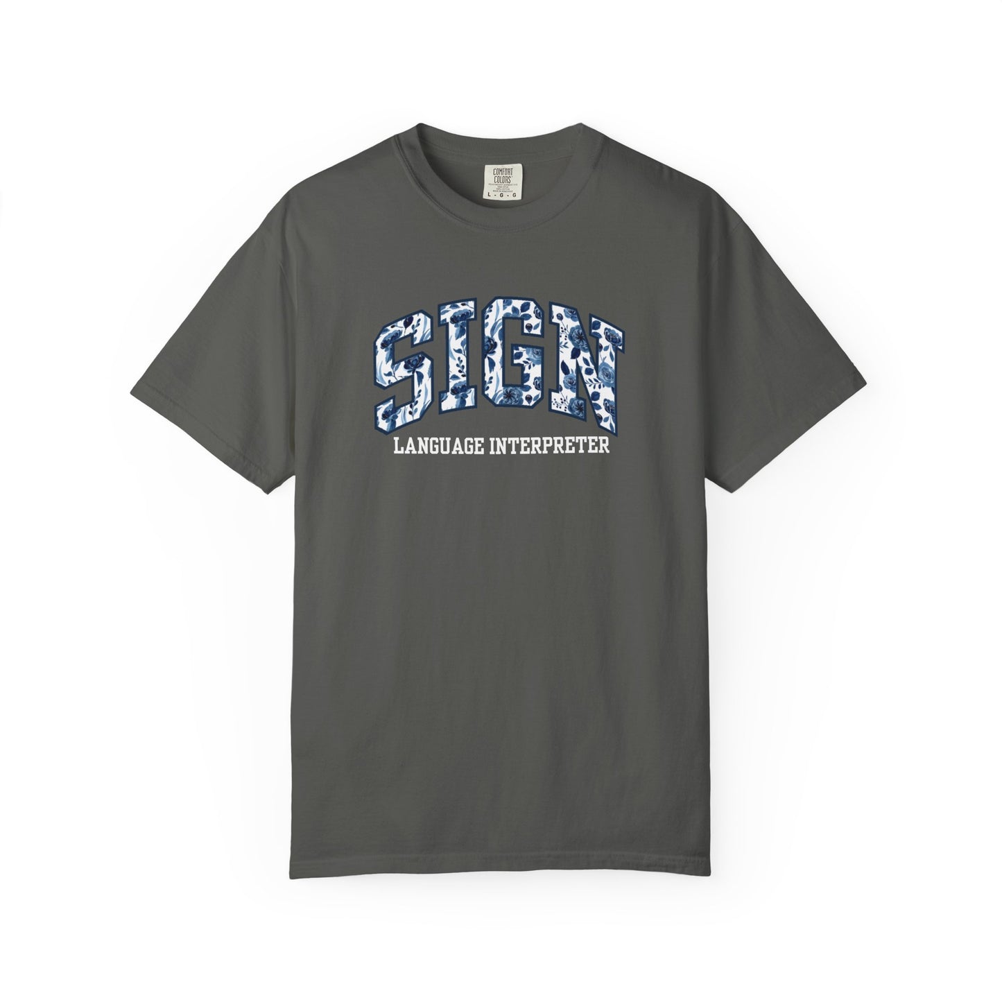 Floral Sign Language Interpreter Shirt