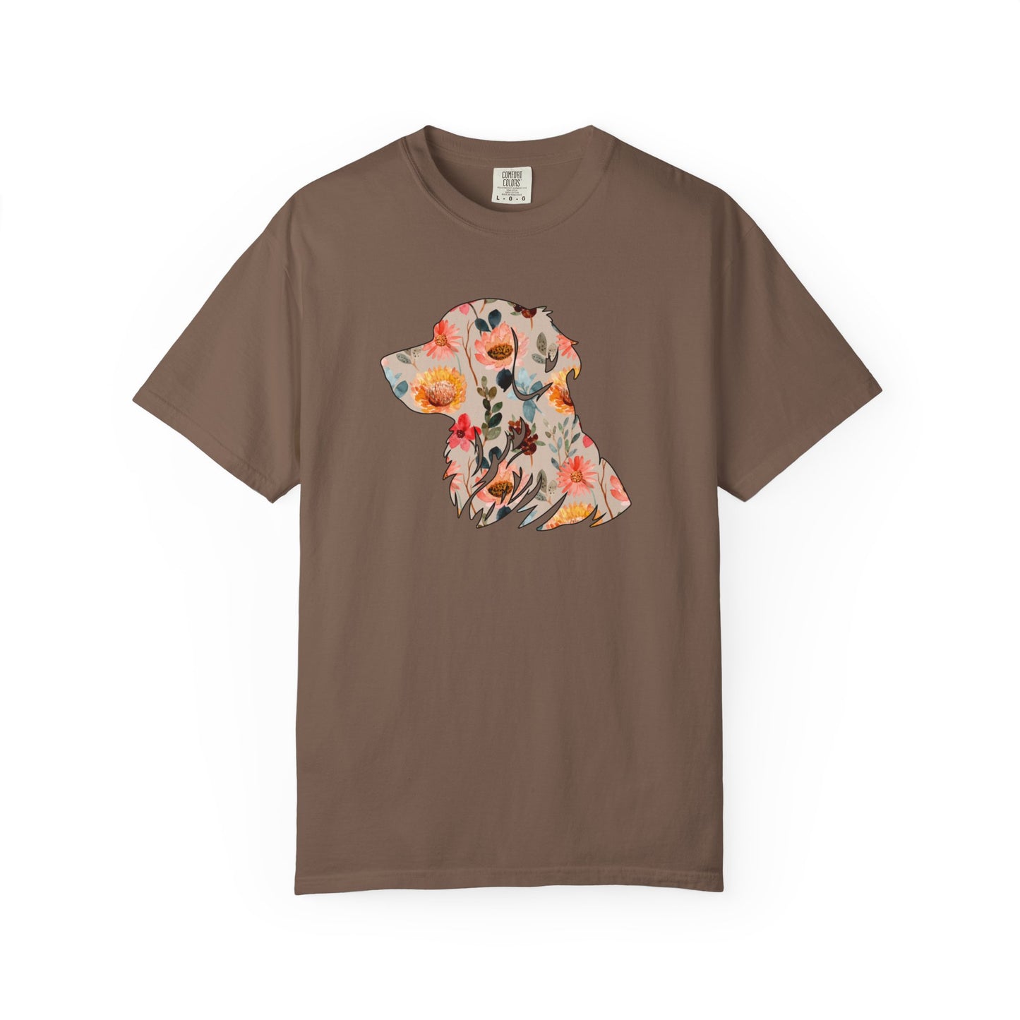 Floral Golden Retriever Shirt