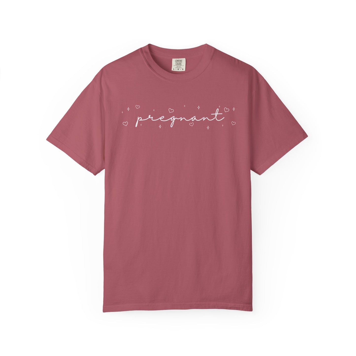 Pregnant Heart Sparkle Shirt