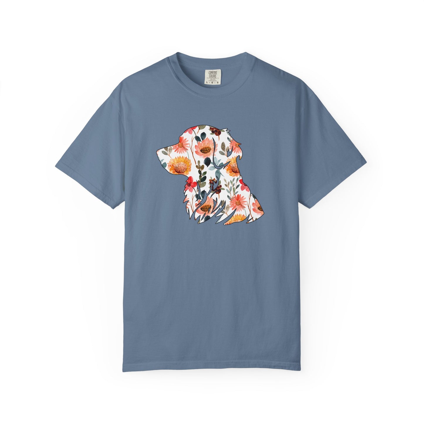 Floral Golden Retriever Shirt