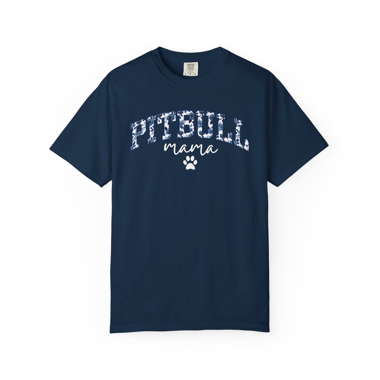 Floral Pitbull Mama Shirt
