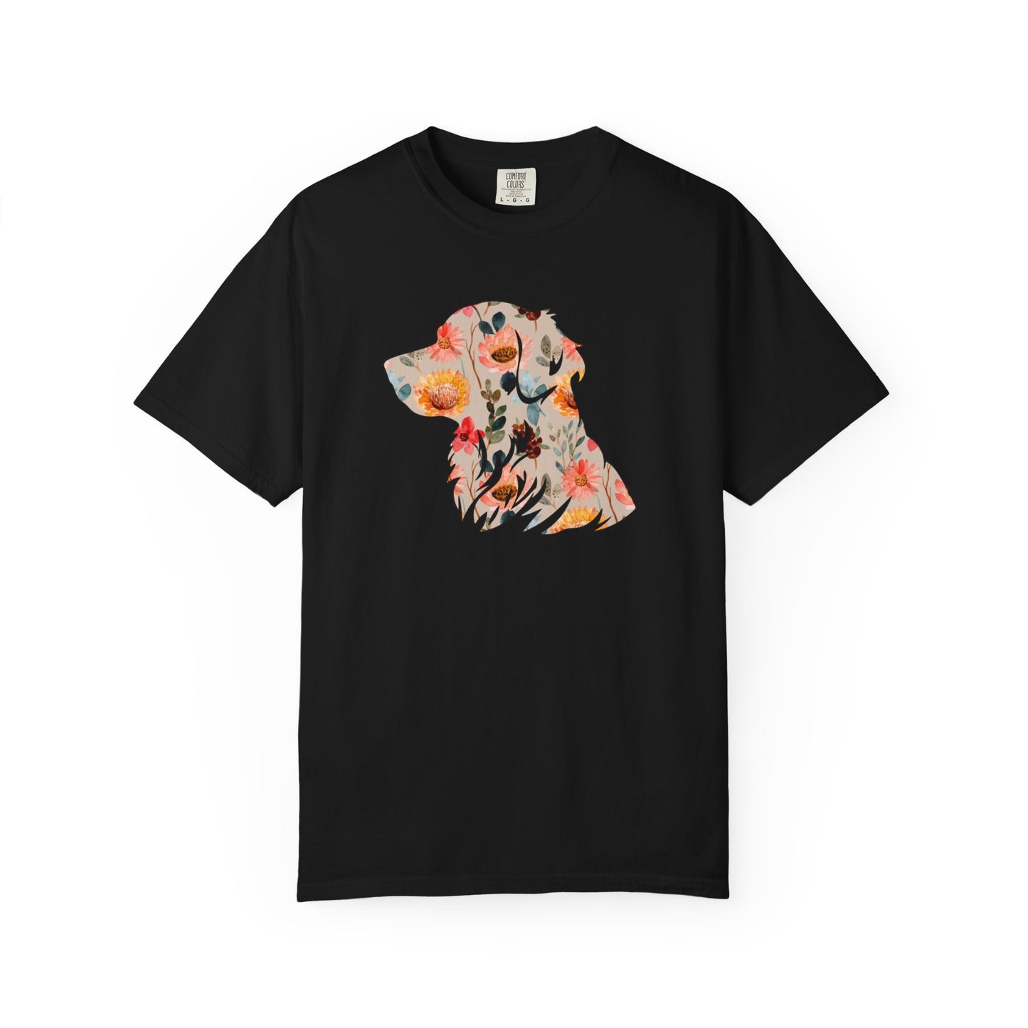 Floral Golden Retriever Shirt