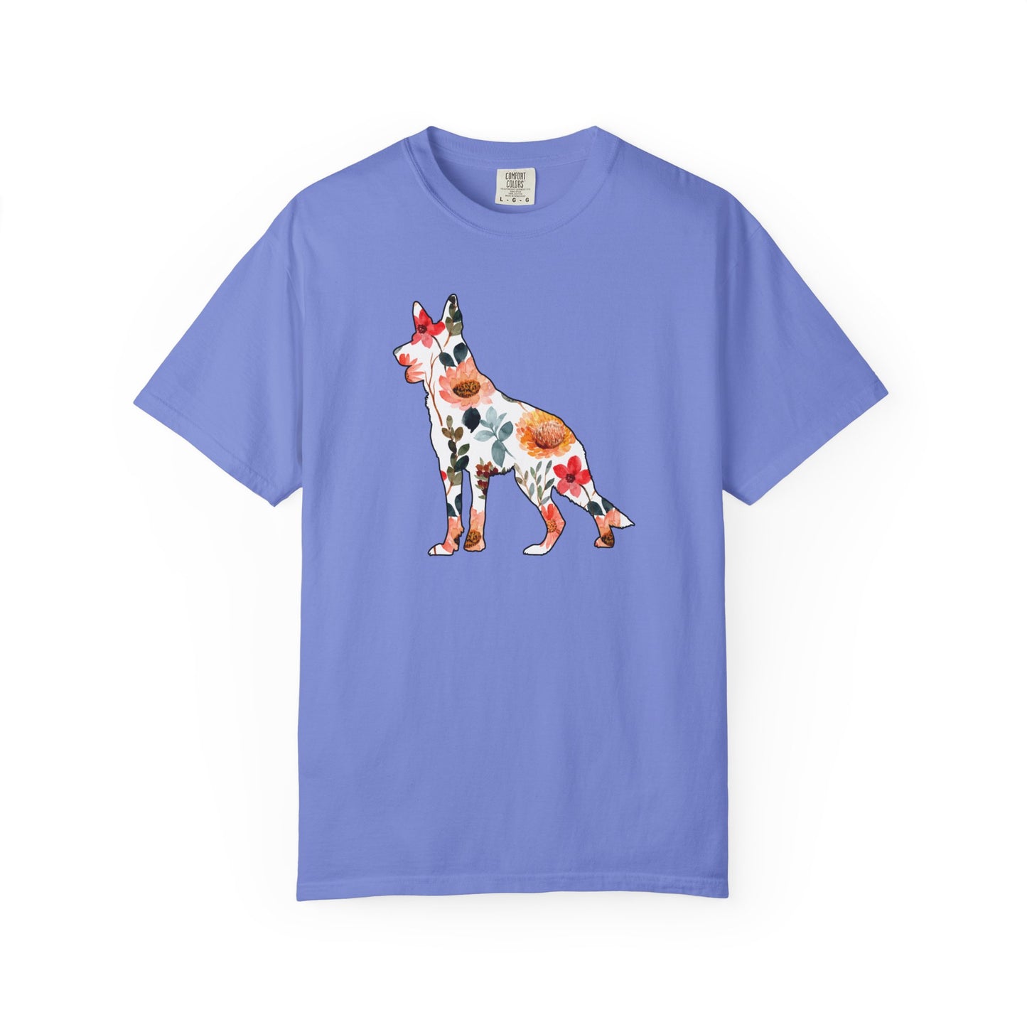 Floral German Shepherd Shirt